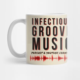 Infectious Groove - with waveform, black text Mug